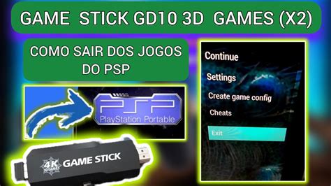 como sair do jogo game stick